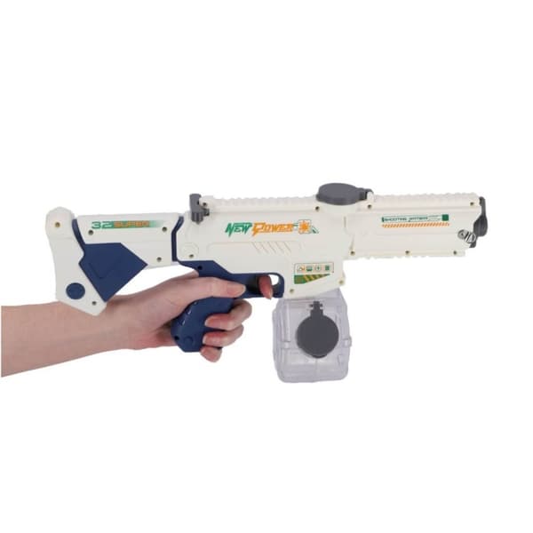 Elektrisk vandpistol 43 cm Hvid/Blå