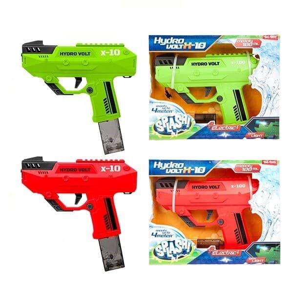 Splash Electric Water Gun Wave med lysegrøn/rød