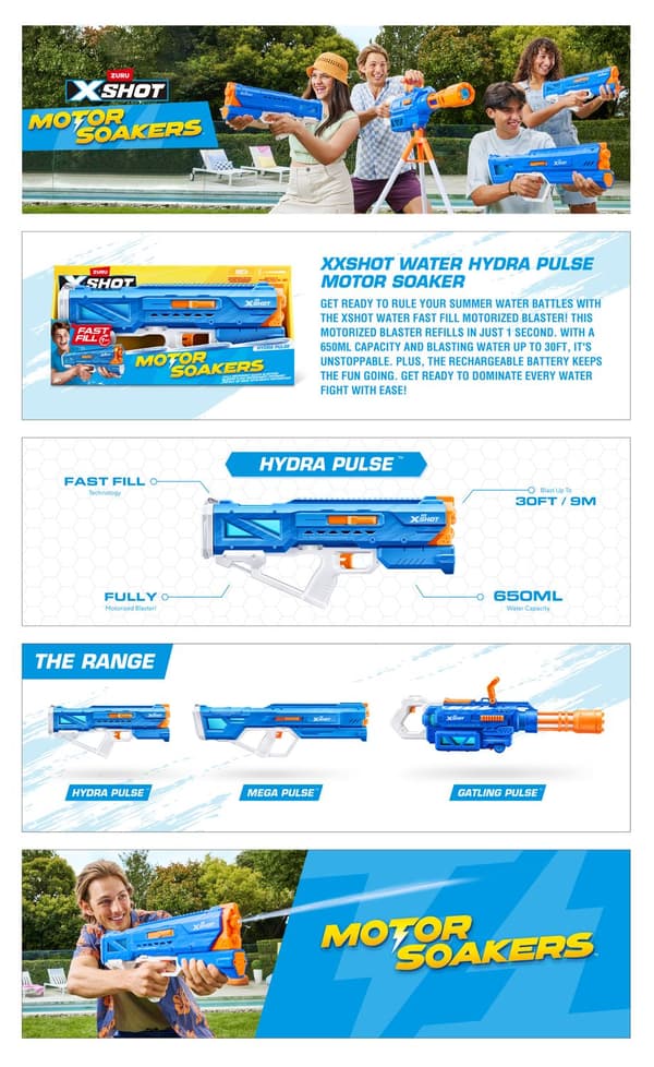 X-Shot Motor Soakers Hydra Pulse