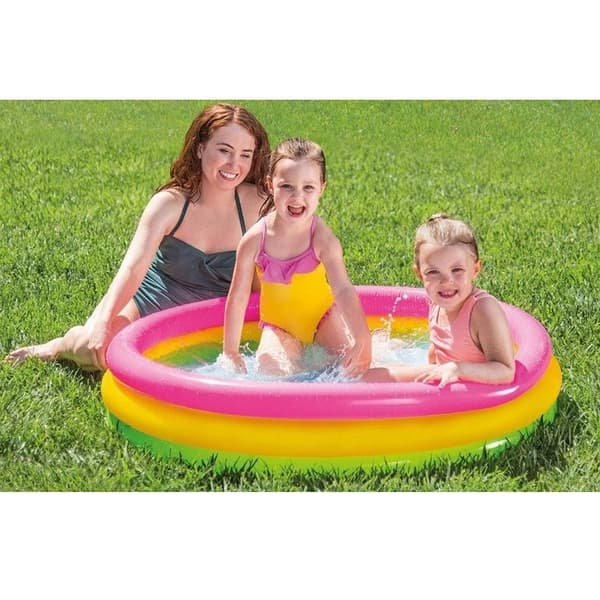 Oppustelige pool farvede ringe 114x25cm Intex