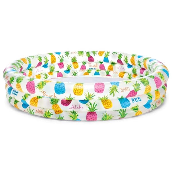 Puhallettava uima-allas Pineapple Paradise 132x28cm Intex