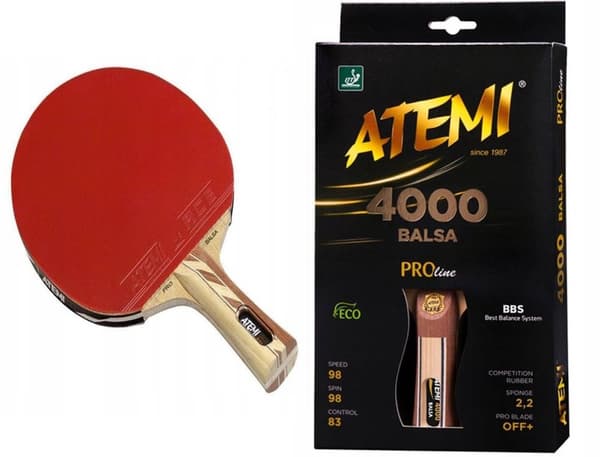 Bordtennisracket ATEMI 4000 BALSA AN