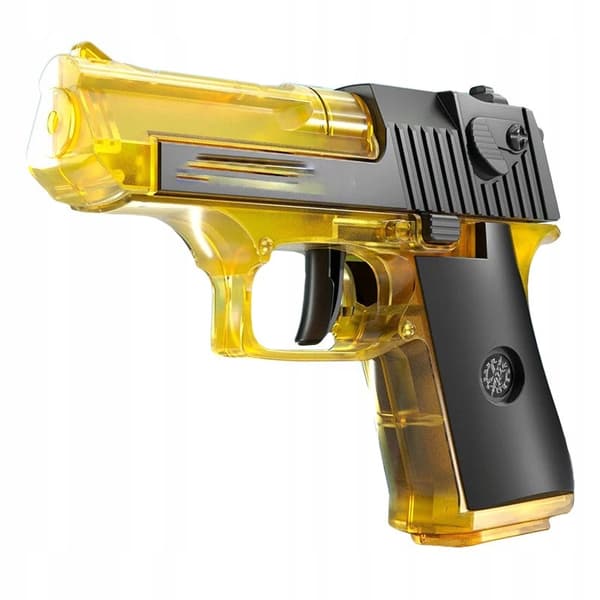 VESIPISTOOLIN JÄLJENNÖS Desert Eagle -lelu lapsille, käsikäyttöinen, keltainen