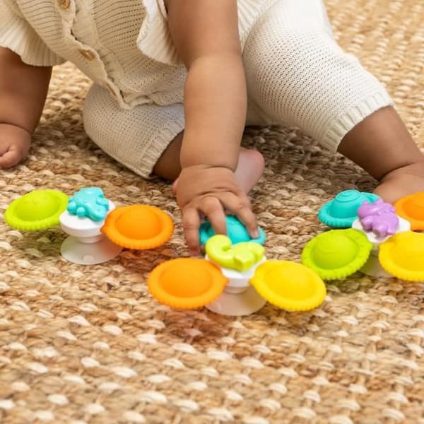 Set med 3 spinnare - INFANTINO - 305289 - Silikon