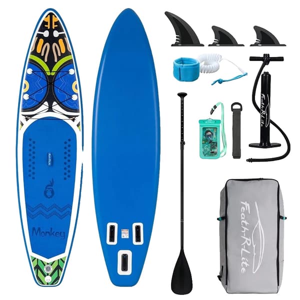 Ståupp Paddle Board, Lättviktsdesign, 165 kg Kapacitet,RoligtVatten SUPFR02D