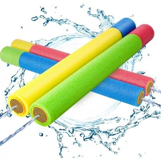 Lollanda Vandpistol 33 cm, Vandpistol - Farverigt skumlegetøj til børn, 8/16 stk, til Sommer, Strand & Pool 8 st