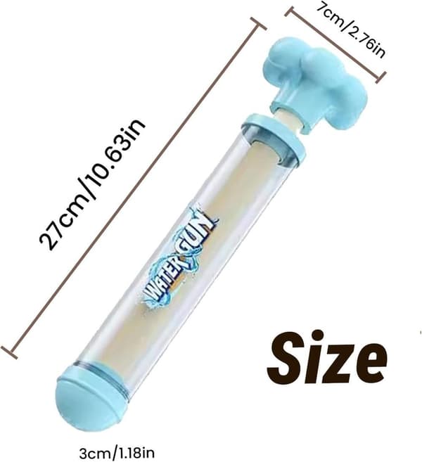 Moorle 4-Pack Vattenpistoler med Fyrverkeri-Spray, Vattengevär / Vattenpistol för Sommar, Strand & Pool - Sommarleksak