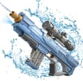 Miniatyrbillede 1 af 6: Moorle Automatisk Vandpistol 450 cc - 9 m Skydebane, Batteridrevet Vandblæser, Automatisk genopfyldning