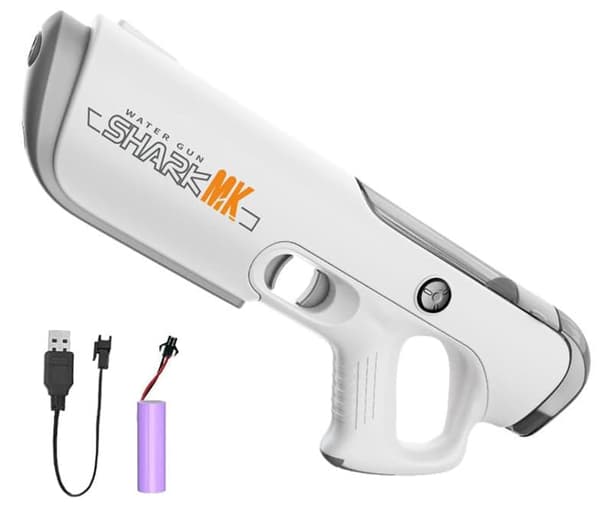 Lollanda Elektrisk Vandpistol, Automatiske Super High Sprøjtepistoler – Kraftfuld, Batteridrevet Vandblaster, Sommerleg, Strand & Pool