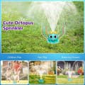 Miniatyrbillede 6 af 7: Lollanda Sprinkler til Børn, Vandsprinkler til børn, Vandsprinkler og Spraylegetøj - Sprinkler, Blæksprutte, Rød/Blå