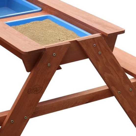 Trin 2 - Dave Sand & Vand Picnic Bord Brun