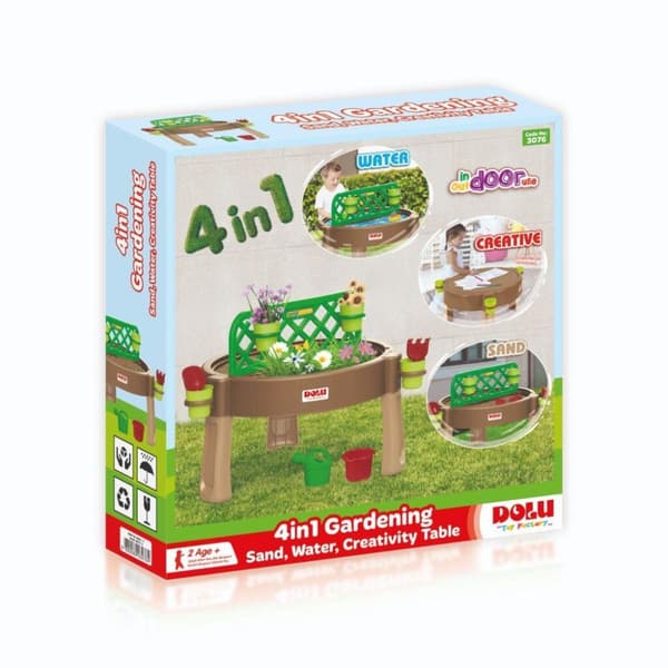 Dolu 4in1 Havelegebord 80x80 cm