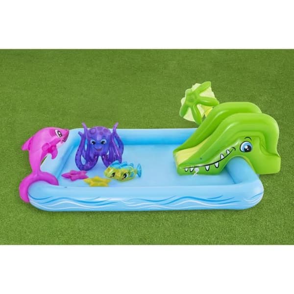 BESTWAY Fantastic Aquarium 239 x 206 x 86 cm Barnpool Lekplats med fontän