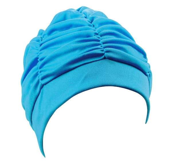 Swim cap BECO FABRIC 7600 66 PES turq. for adult