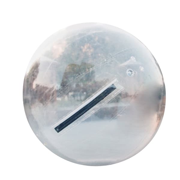 2 m diameter vattenvandringsboll med fläkt och reparationssats, hållbar och miljövänlig, lätt att sätta upp, lätt att bära och förvara