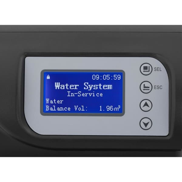 Vedenpehmennin ja kalkinpoisto automaattiventtiilillä 6,5 l 3,3 W LCD