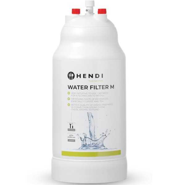 Vedenkäsittelysuodatin L halk. 173 x 395 mm 4 l/min - Hendi 237793