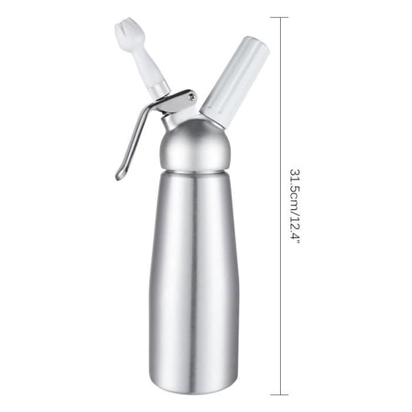 Chantilly Siphon - Professionell - 500ml - Aluminium - 3 munstycken - 70°C max