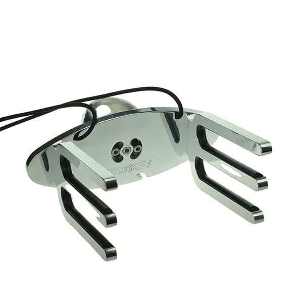 Wakeboard Rack, Holdbart Aluminium, Sort Finish,Skinnende poleret