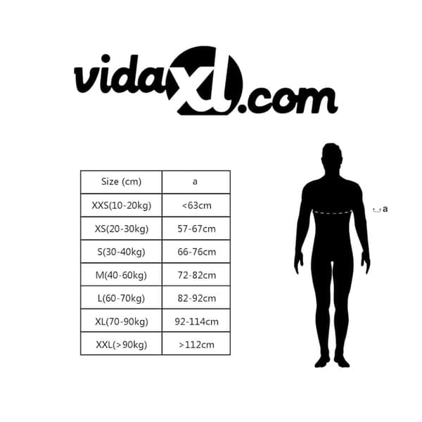 vidaXL flydevest 100 N 30-40 kg