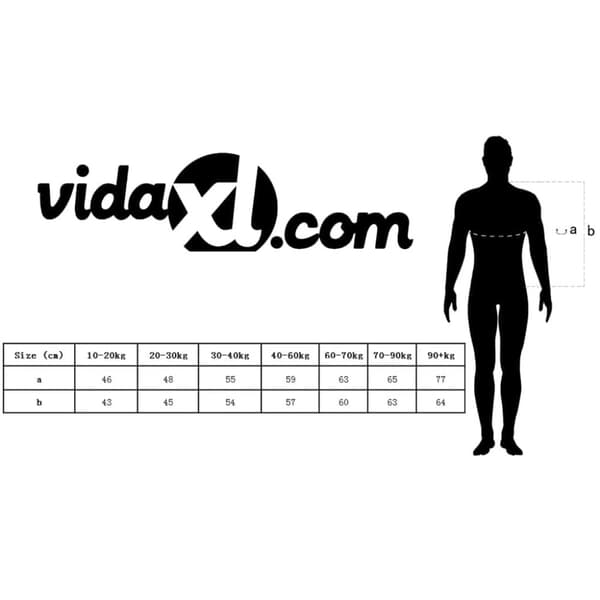 vidaXL svømmeveste 4 stk. 100 N 40-60 kg