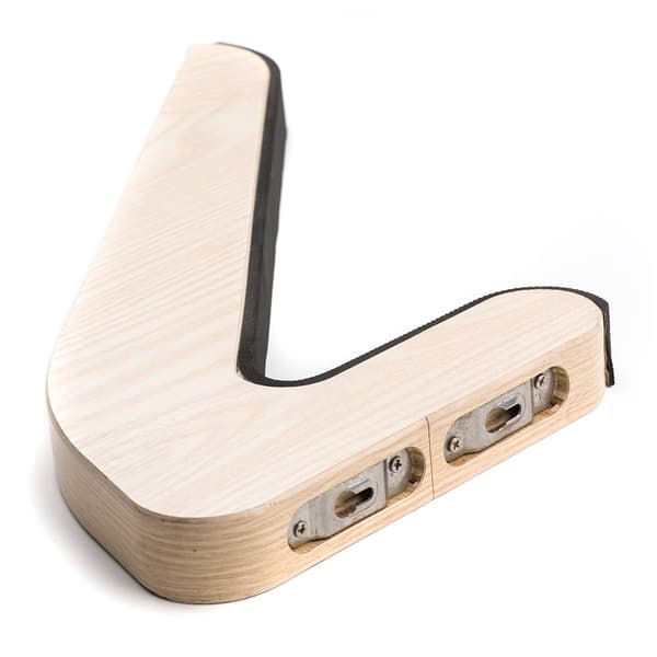 Surflogic Træ Vægstativ Longboard Gylden