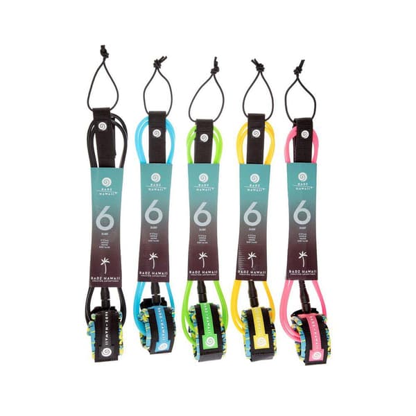 Radz Hawaii Leash Hard Surf 6´ 7mm  1.8 m x 7 mm