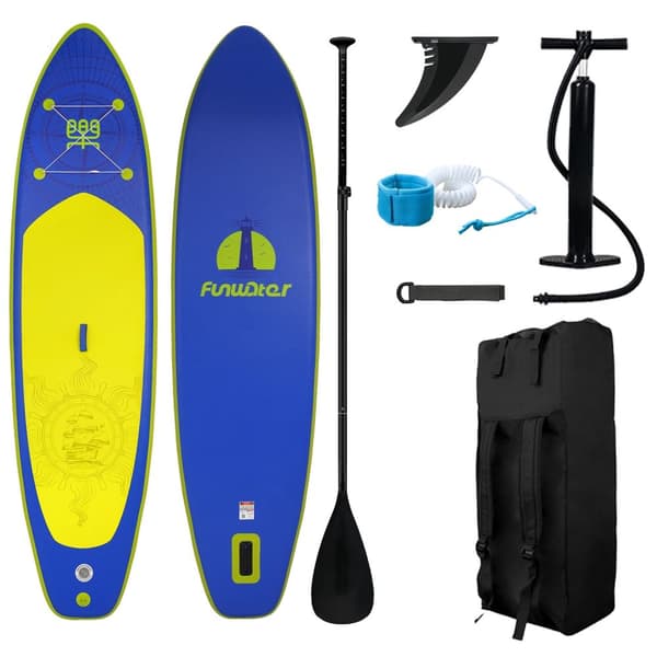 Uppblåsbar Stand Up Paddle Board, 350x87x15 cm, Högt Viktkapacitet 190 kg+,SUPFW28D (350×87×15CM) should be translated to SUPFW28D (350×87×15CM).