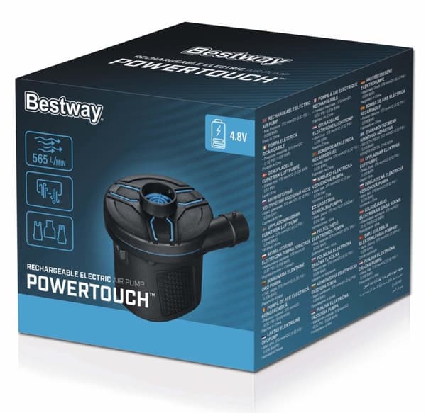 Bestway PowerTouch Uppladdningsbar Sladdlös Elektrisk Luftpump