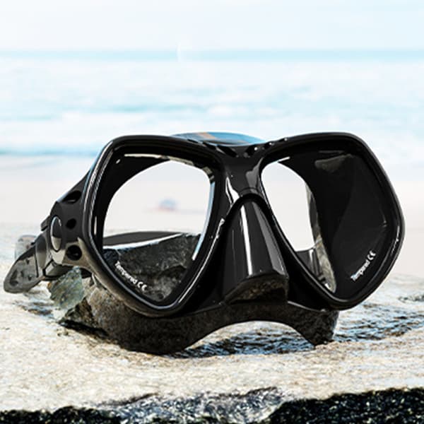 INF Dykkemaske - Full Face Snorklingmaske for klart undervannssyn