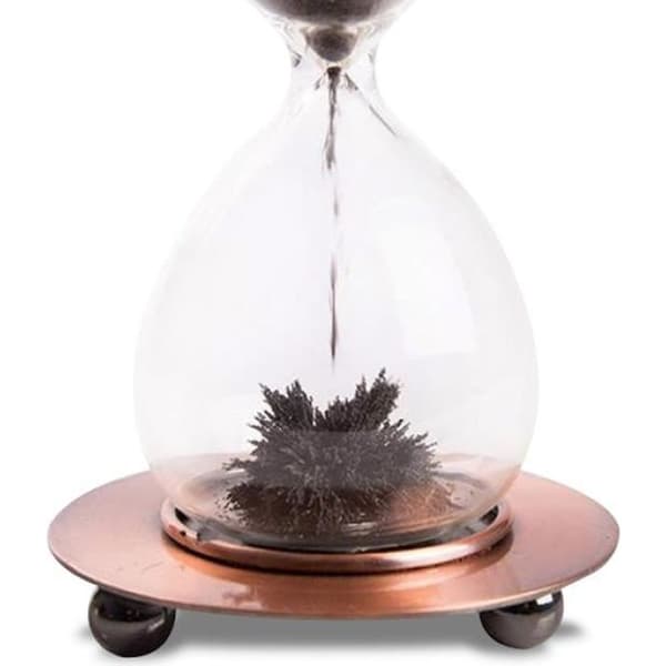 Timglas - Arkopharma - Magnetisk sand timglas - Glas - Trä - 140 x 55 x 55 mm