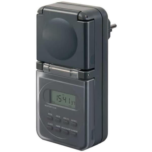 Brennenstuhl Digital veckoprogrammerare IP44 - Illustrerad låda - 1506706