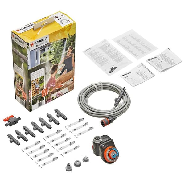 Dimsats med Easy Plus-programmerare - GARDENA - 13137-20 - Perfekt för att fräscha upp luften på sommaren