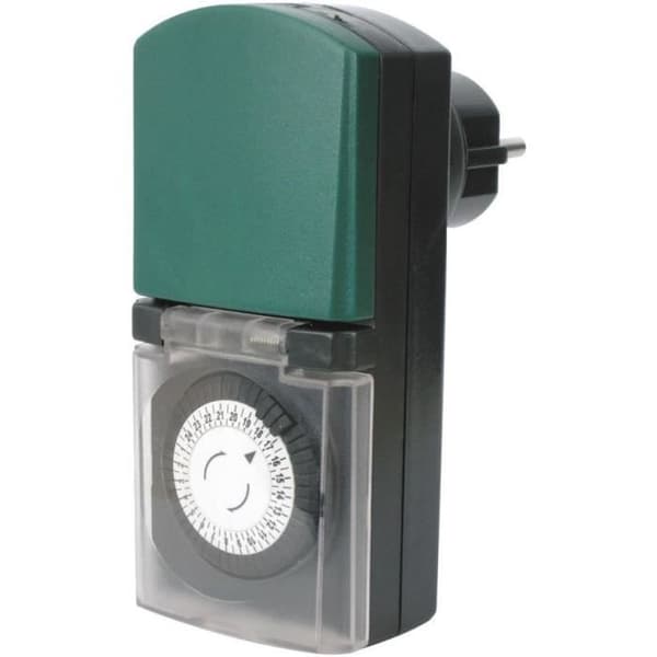 Udendørs mekanisk programmeringsenhed - GAO - IP44 - 3680 W - Hvid - 16 A