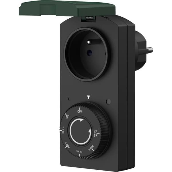 IP44 udendørs programmeringsenhed med skumringssensor - GAO - 1000 W - Hvid