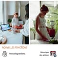 Miniatyrbillede 4 af 6: Sæt med 2 Wi-Fi + BT-tilsluttede stikkontakter - KONYKS - Priska FR Dual Pack - 16 A - Med forbrugsmåler