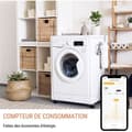 Miniatyrbillede 6 af 6: Sæt med 2 Wi-Fi + BT-tilsluttede stikkontakter - KONYKS - Priska FR Dual Pack - 16 A - Med forbrugsmåler