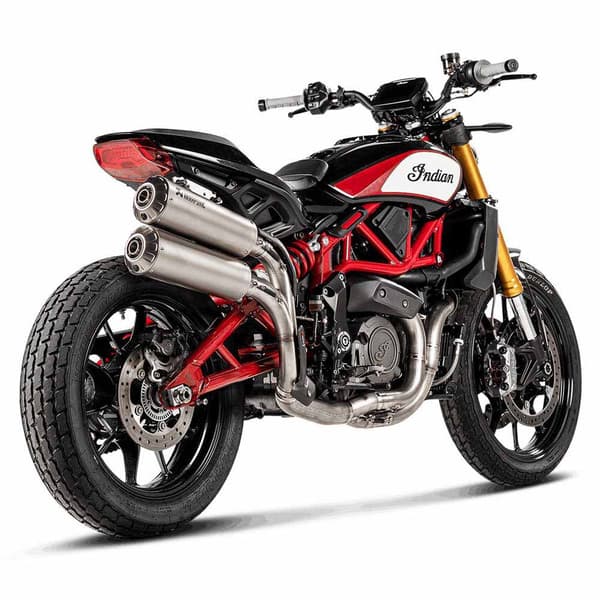 Akrapovic Rubrik Grenrör Titanium Indian Ftr 1200/s 19 Ref:e-in12e1 Silver