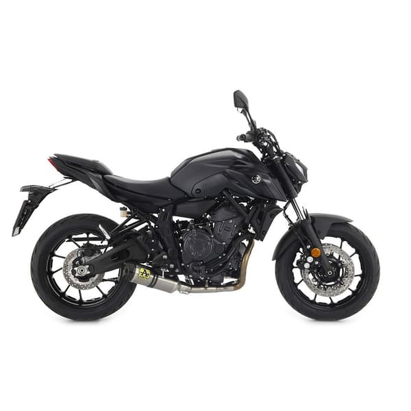 Arrow Ikke Homologerede Manifold-racersamlere Til Thunder Yamaha Mt-07 ´21-22 Søvfarvet