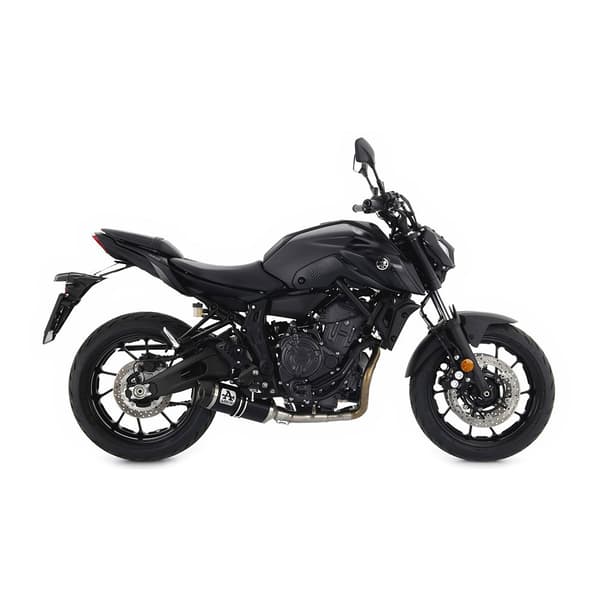 Arrow Ikke Homologerede Manifold-racersamlere Til Thunder Yamaha Mt-07 ´21-22 Søvfarvet