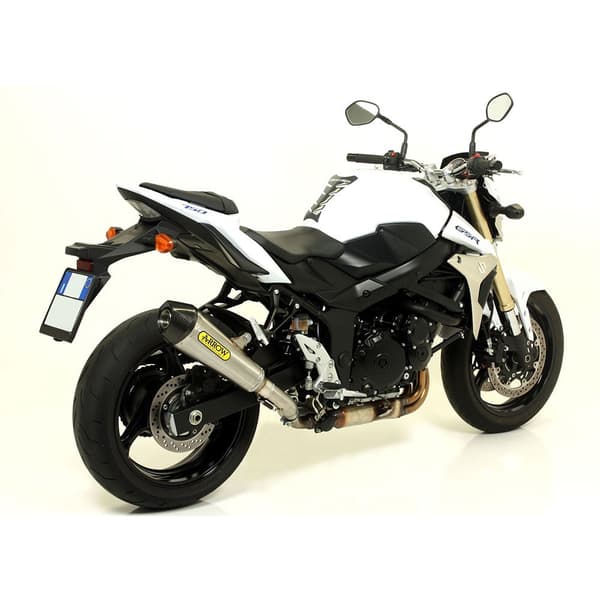 Arrow Racing Collectors Suzuki Gsr 750 ´11-16 Ei-hyväksytty Pakosarja Hopeinen
