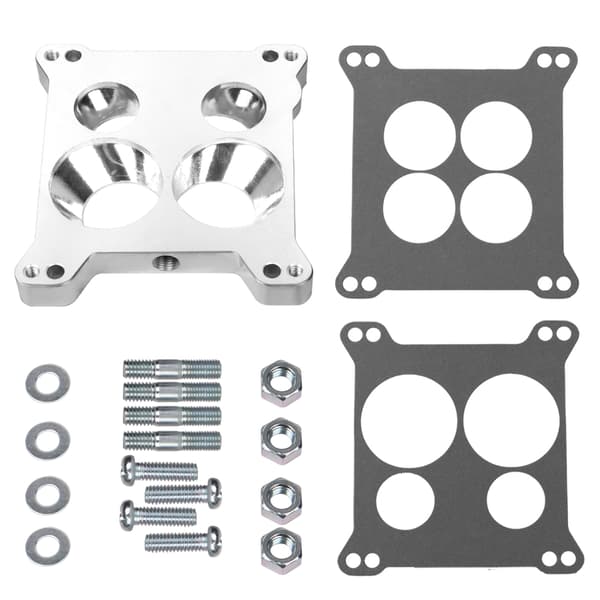 Edelbrock Karburator Adapterplade, Passer til Quadrajet og Thermo-Quad, Nem Installation, Holdbar Aluminiumkonstruktion