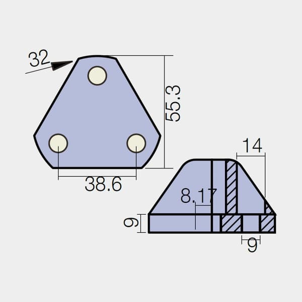 Zinkanod Tecnoseal, för propeller, passar Flex o flod propeller, Ø55.3 mm