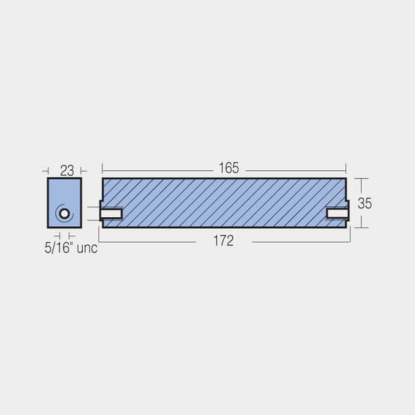 Zinkanod Tecnoseal 5007089 / 433580, till utombordare, passar till Johnson &amp; Evinrude 50 - 225 hk
