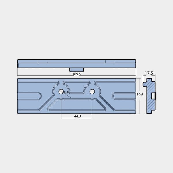 Aluminiumanodkit Tecnoseal 8M0057772, till utombordare, passar Mariner &amp; Mercury EFI 75 - 150 hk