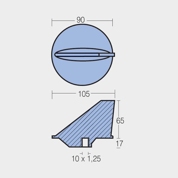 Zinkanod Tecnoseal 679-45371-00, för utombordare, passar till Yamaha 40 - 55 hk