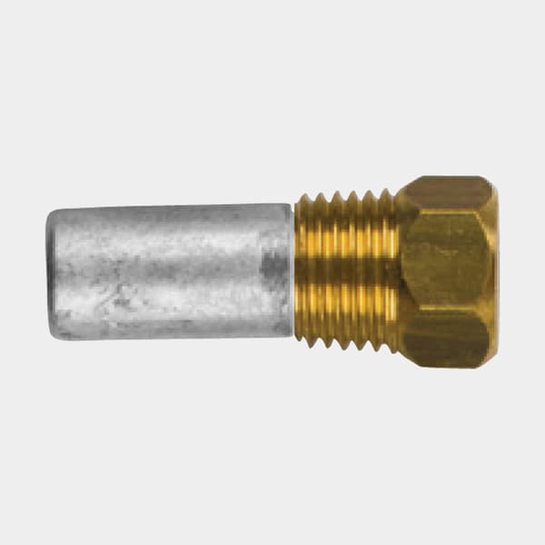 Zinkanod Tecnoseal 90802150 / ED0090802150-S / ED908021505, till inombordsmotor, Lombardini LDW + mutter 1/4" BSP