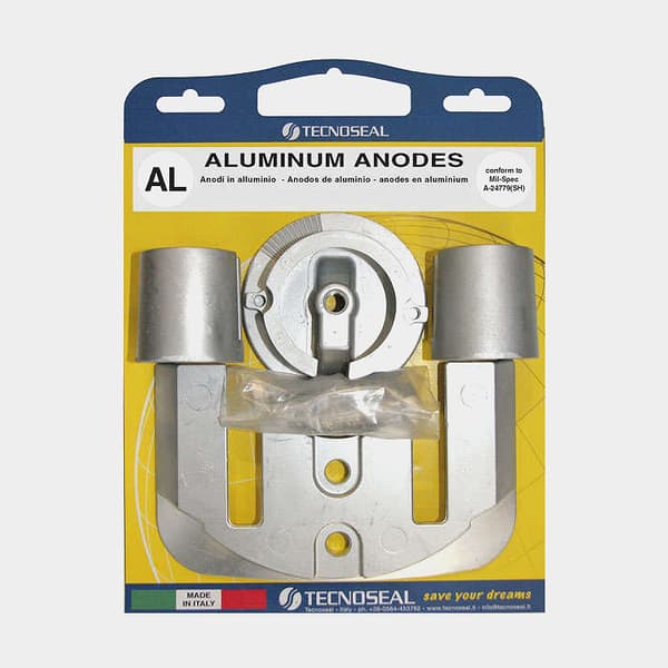 Aluminiumanodkit Tecnoseal, för drev, passar Mercruiser Bravo One