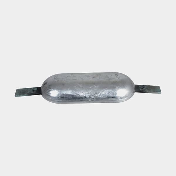 Aluminiumanod Tecnoseal, 0.55 kg, till roder/skrov/trimplan, svetsas fast