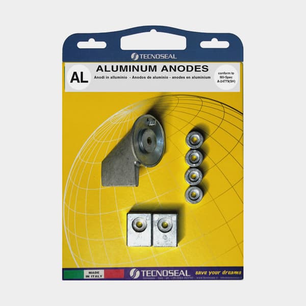 Aluminiumanodkit Tecnoseal, till utombordare, passar Suzuki 40 &amp; 50 hk